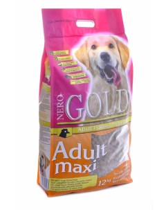 Корм для взрослых собак крупных пород 12 кг Nero gold super premium