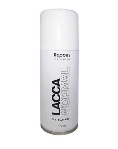 Аэрозольный лак для волос нормальной фиксации Lacca Normal 100 мл Средства для укладки Kapous professional