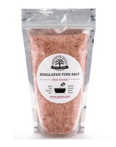 Розовая гималайская соль мелкая Himalayan Pink Salt 1 кг Для ванны Epsom.pro