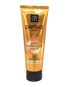 Маска для поврежденных волос Perfect Serum Treatment Pack Golden Morocco Argan Oil 180 мл Mise en scene