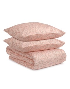 Комплект постельного белья с принтом Спелая смородина 150 х 200 см Scandinavian Touch розовый Tkano