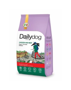 Casual Line сухой корм для щенков с индейкой и говядиной 12 кг Dailydog