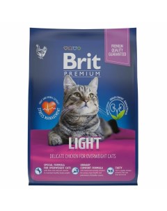 Premium Cat Light полнорационный сухой корм для кошек с избыточным весом и склонностью к полноте с к Brit*