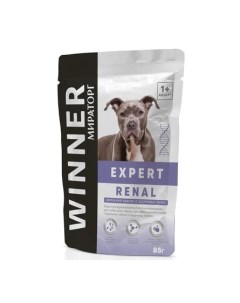 Winner Expert Renal Консервированный корм для собак при заболеваниях почек 85 гр Мираторг