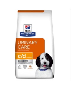 Prescription Diet c d Multicare Urinary Care Сухой диетический корм для собак при профилактике мочек Hill`s