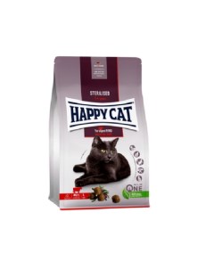 Сухой корм для кастрированных котов и стерилизованных кошек с альпийской говядиной 10 кг Happy cat