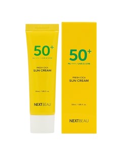 Солнцезащитный освежающий крем с центеллой азиатской SPF50 PA 55 мл Nextbeau