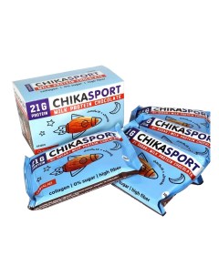 Шоколад протеиновый молочный с миндалем 100 г х 4 шт Chikalab