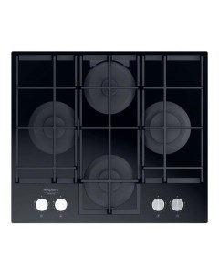 Встраиваемая газовая панель HAGS 61F BK чёрный Hotpoint ariston