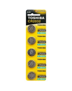 Батарейка CR2032 5 шт Toshiba