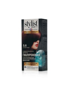 Стойкая крем краска для волос 5 6 Сочный Гранат 120мл Stylist color pro
