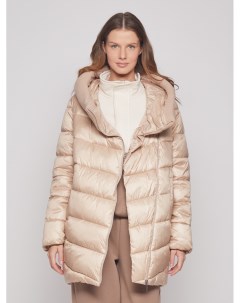 Тёплое стёганое пальто с капюшоном Zolla
