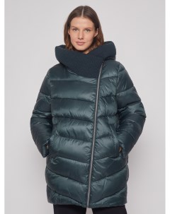 Тёплое стёганое пальто с капюшоном Zolla