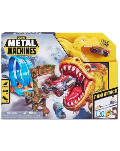 Игровой набор Metal Machines с машинкой трек Динозавр 6702 Zuru