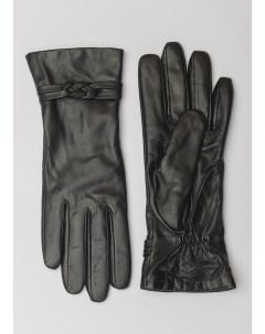 Чёрные кожаные перчатки Elis