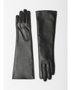 Чёрные кожаные перчатки Elis