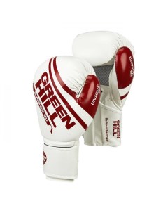 Боксерские перчатки UNIQUE бело красные 12oz Green hill