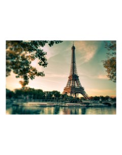 Картина 30х40 см Париж Эйфелева башня 42106 Canvas