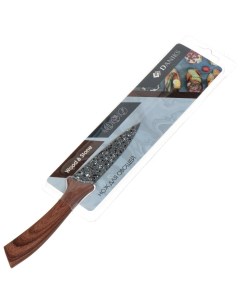 Нож кухонный Wood Stone для овощей нержавеющая сталь 9 см рукоятка пластик YW A233 PA Daniks