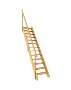 Прямая деревянная лестница Тдв