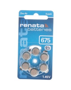 Батарейки для слуховых аппаратов Renata