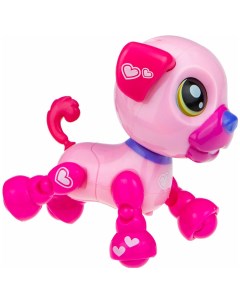 Робо щенок Игрушка интерактивная Robo Pets Робо щенок розовый 1toy