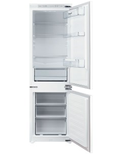 Встраиваемый двухкамерный холодильник WRKI 178 H NoFrost Weissgauff