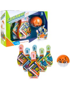 Игровой набор Боулинг 6 кеглей и шар 1toy