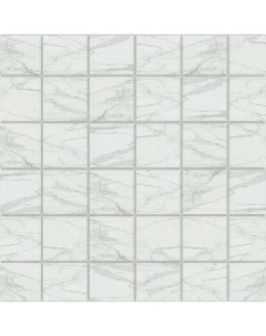 Мозаика Alba White AB01 5х5 Полир 30x30 Estima