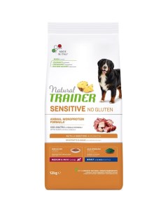 TRAINER Natural Medium Maxi Adult Sensitive Корм сух утка д собак средн и крупных пород 12кг Natural trainer