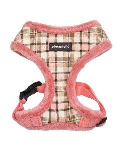 Шлейка для собак утеплённая Aline розовая M Южная Корея Pinkaholic