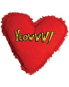 Игрушка для кошек мягкая с кошачьей мятой Сердце YEOWWW мультиколор 10 2х2 5см Великоб Rosewood