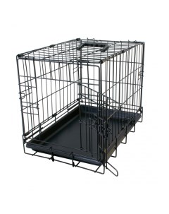 Клетка для собак однодверная Pet Kennel MINI чёрная 47х30х37см Бельгия Duvo+