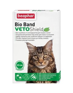 BIO BAND Veto Shield Ошейник от блох клещей д кошек котят 35см 1шт уп Beaphar
