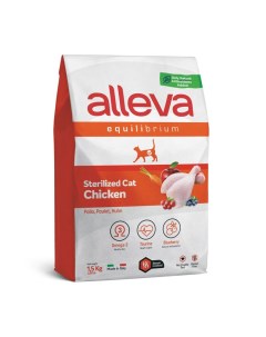 Equilibrium Adult Sterilized Chicken Корм сух курица д стерилизованных кошек 400г Alleva