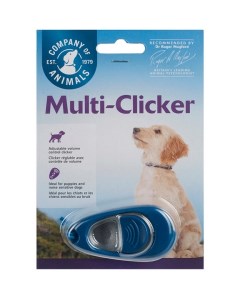 Кликер для дрессировки собак Multi Clicker синий 7х3 75см Великобритания Coa