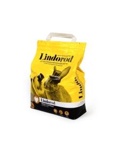 LINDO ROD Наполнитель впитывающий минеральный для грызунов и рептилий 3кг Италия Lindocat