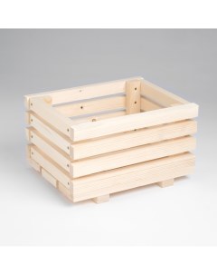 Ящик деревянный 30х24х16 см Добропаровъ