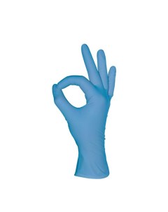Перчатки нитрил голубые медицинские М Connect Blue Nitrile 100 шт Чистовье