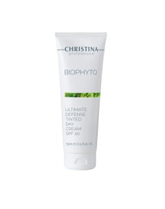 Крем дневной с тоном Абсолютная защита SPF 20 Ultimate Defense Tinted Day Cream Bio Phyto 75 мл Christina