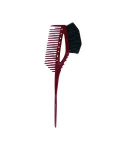 Кисточка парикмахерская для краски с расческой YS 640 08 красная Y.s. park