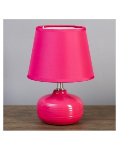 Лампа настольная Саленто розовая е14 25 Вт Кнр