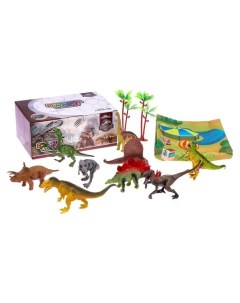 Набор животных Парк динозавров с ковром Nnb