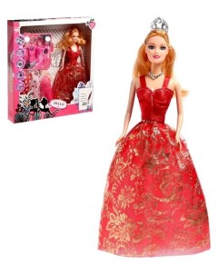 Кукла модель Марина с набором платьев и аксессуарами Nnb