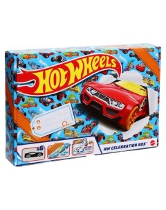 Автотрек Hot Wheels подарочный набор трассами и с 6 ю машинками Mattel