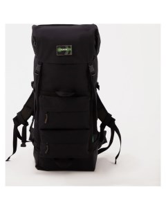 Рюкзак туристический на стяжке 80 л 4 наружных кармана цвет чёрный Huntsman