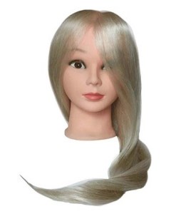 Ollin голова учебная Блондин длина 60 см 50 натур 50 термостойкие волосы штатив в комплекте Ollin professional