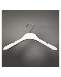 Вешалка плечики для одежды размер 40 42 глянец цвет белый Nnb