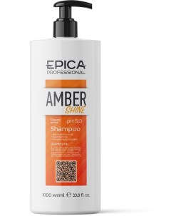 Шампунь Amber Shine Organic для Восстановления и Питания 1000 мл Epica