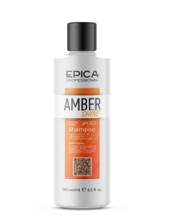 Шампунь Amber Shine Organic для Восстановления и Питания 250 мл Epica